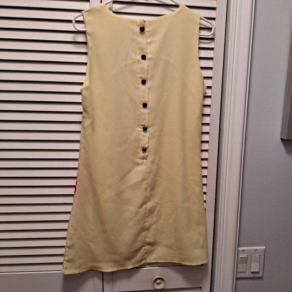 Tunic dress. Womens. Yellow with inscription Italia is love. Medium. - Picture 4 of 4